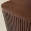 Ribbelhout salontafel rechthoekig - Bodio Mirah