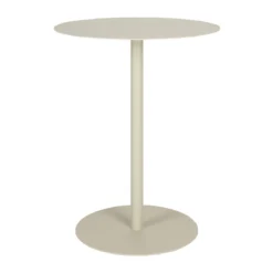 Ronde beige bistrotafel - Zuiver Snow