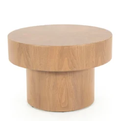 Ronde bijzettafel hout - Eleonora Bobbie