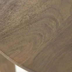 Ronde bijzettafel mangohout - Eleonora Davina