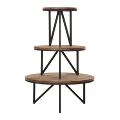 Ronde bijzettafel teakhout - DTP Home Odeon