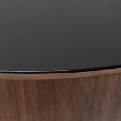 Ronde bol salontafel walnoot - Kare Design Tear Drops Walnut