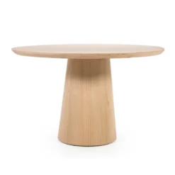 Ronde eettafel 130 cm eikenfineer - Eleonora Nola
