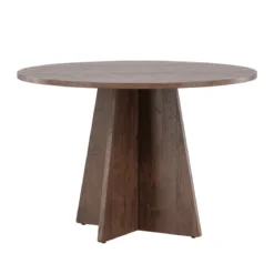 Ronde eettafel met kruisvoet - Lavis Bootcut
