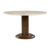 Ronde eettafel met marmer - Eleonora Ted