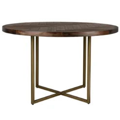 Ronde eettafel visgraat - Dutchbone Class