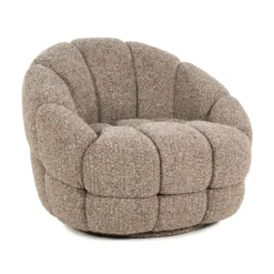 Ronde fauteuil boucle - Eleonora Tina