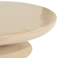 Ronde glanzende bijzettafel - By-Boo Circolo