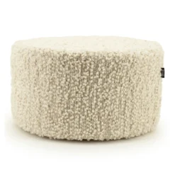 Ronde hocker teddy - By-Boo Vista