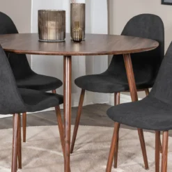 Ronde minimalistische houten eettafel - Lavis Plaza