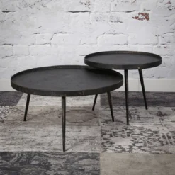 Ronde salontafelset industrieel - Giani Zobilo