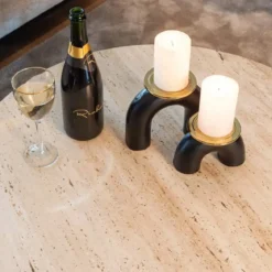 Ronde salontafel set travertin - Richmond Interiors Avalon