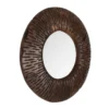 Ronde spiegel donker teak - Must Living Cosmos