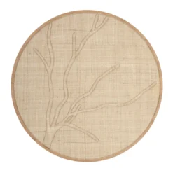 Rond wandpaneel jute beige - Must Living Jungle