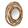 Rotan spiegel rond - Dutchbone Kubu