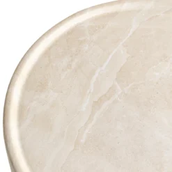 Salontafel beige steen rond - Bodio Sofia