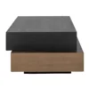 Salontafel hout en goud - Richmond Interiors Cambon