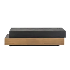 Salontafel hout en goud - Richmond Interiors Cambon