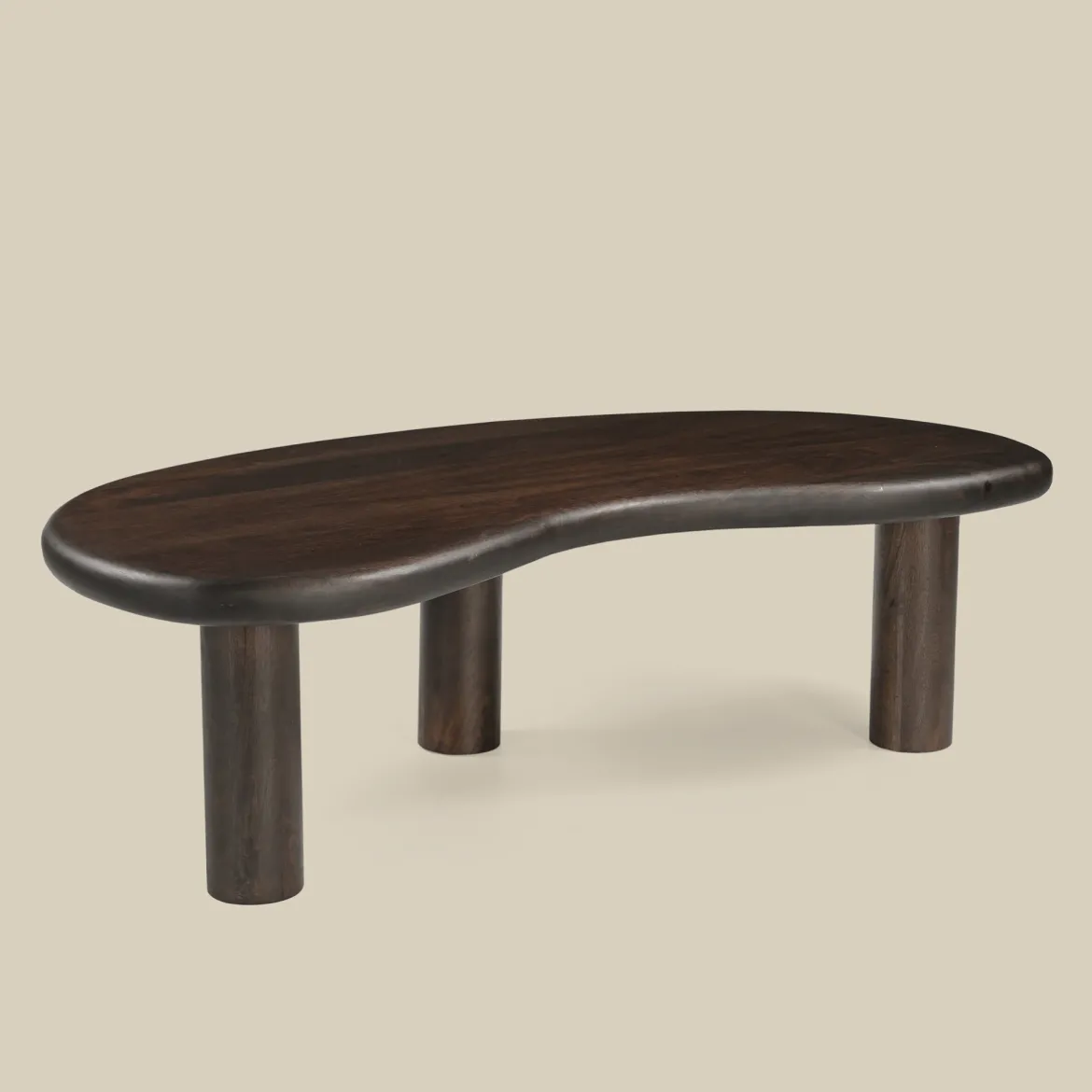 Salontafel hout organische vorm - Bodio Nala