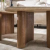 Salontafelset organisch hout en travertin - Giani Romano