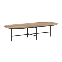 Salontafel teak ovaal - DTP Home Soho