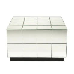 Salontafel zilveren tegels - By-Boo Flectron