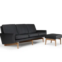 Scandinavische hocker met eiken - Lavis Egsmark