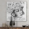 Schilderij Bali - Must Living Balinese Girl Kadek