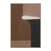Schilderij japandi - Kare Design Classic Shape Brownie