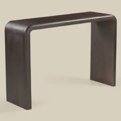 Sidetable gebogen hout - Bodio Ayan