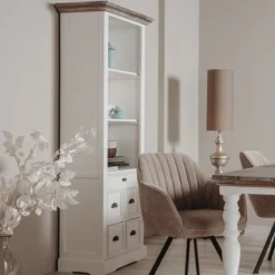Smalle hoge kast landelijk - Tower Living Fleur
