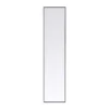 Smalle spiegel zwart 180x30 cm - Kare Design Bella