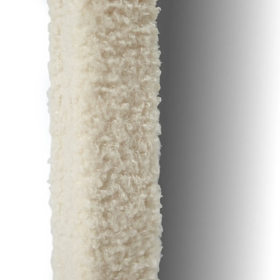 Staande spiegel teddy stof creme wit - Bodio Pulpo