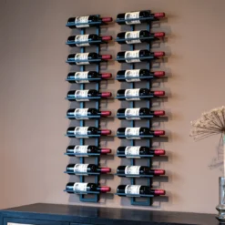 Stalen wijnrek muur - Bodio Reserva 10