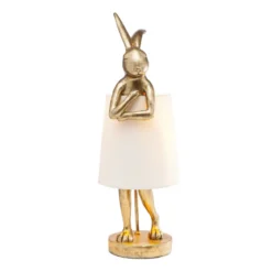 Tafellamp konijn goud - Kare Design Rabbit Gold/White