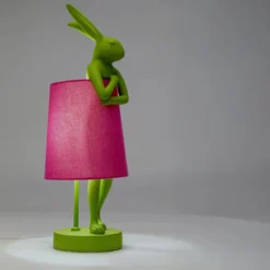 Tafellamp konijn groen roze - Kare Design Rabbit Green/Pink