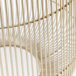 Tafeltje goud met wit marmer - Kare Design Beam White