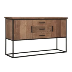Teak dressoir industrieel design - DTP Home Timeless Beam