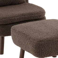 Teddy fauteuil met voetenbank - Lavis Ryxo