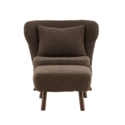 Teddy fauteuil met voetenbank - Lavis Ryxo