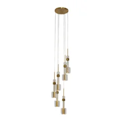 Trapse hanglamp goud en glas - Kare Design Candy Bar Gold