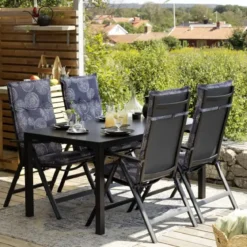 Tuintafel aluminium en glas - Brafab Rana