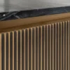 Tv-meubel messing en marmer - Richmond Interiors Ironville