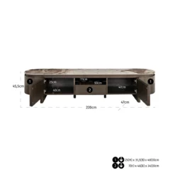 TV-meubel met keramiek - Richmond Interiors Langford