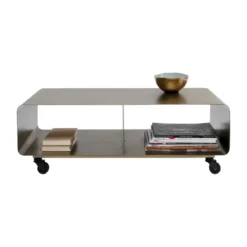 Tv-meubel op wielen brons - Kare Design Lounge M
