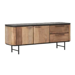 Tv-meubel teak hout met mortex - DTP Home Soho