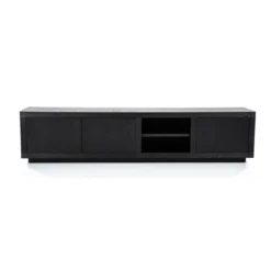 Tv-meubel zwart eiken 200 cm - Eleonora Helsinki