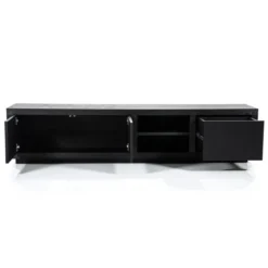 Tv-meubel zwart eiken 200 cm - Eleonora Helsinki