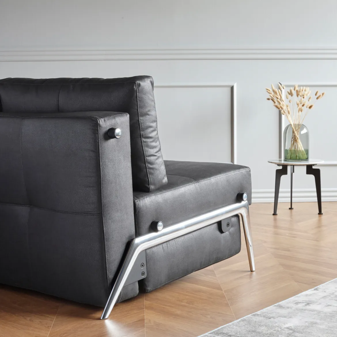 Tweepersoons slaapbank 140 - Innovation Living Cubed 140 Aluminium