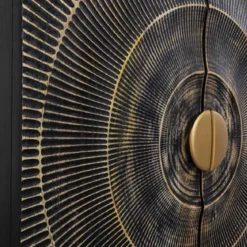 Unieke kast zwart hout met goud - Kare Design Madeira Dark